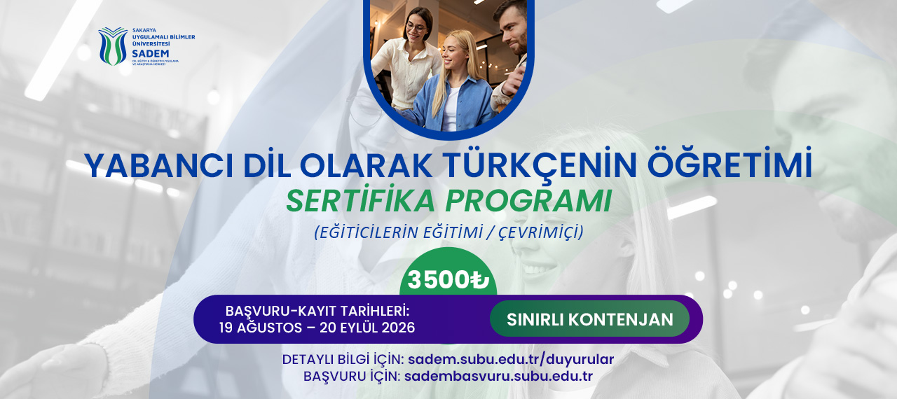  YABANCI DİL OLARAK TÜRKÇENİN ÖĞRETİMİ SERTİFİKA PROGRAMI-5