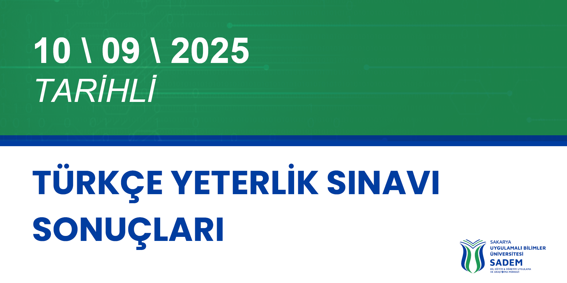 10 EYLÜL 2025 TARİHLİ TYS SONUÇLARI