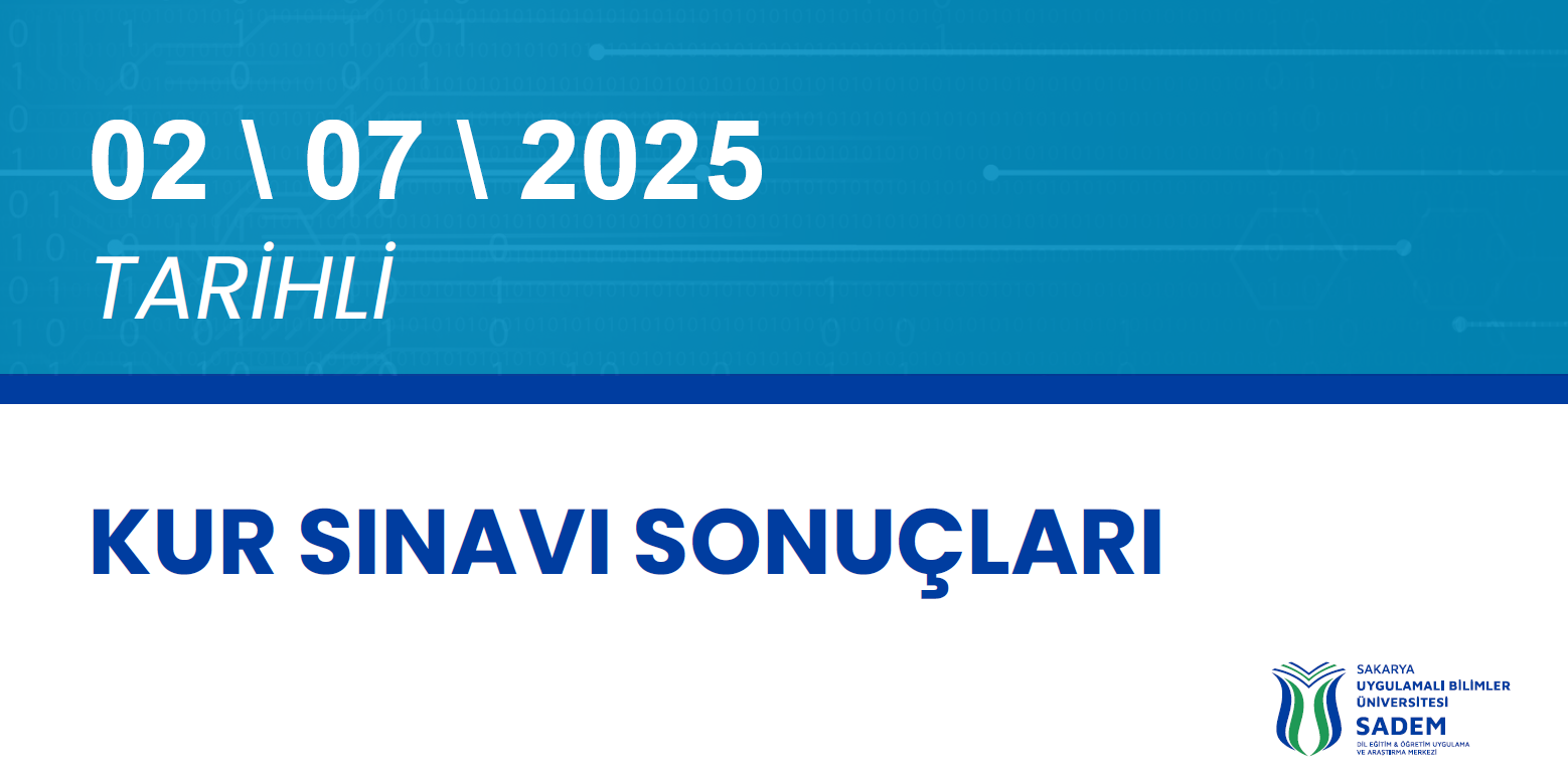 2 TEMMUZ 2025 SADEM KUR SINAVLARI SONUÇLARI