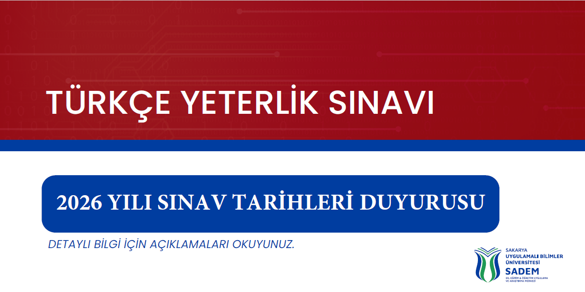EN YAKIN SINAV TARİHİ :  25 MART 2026