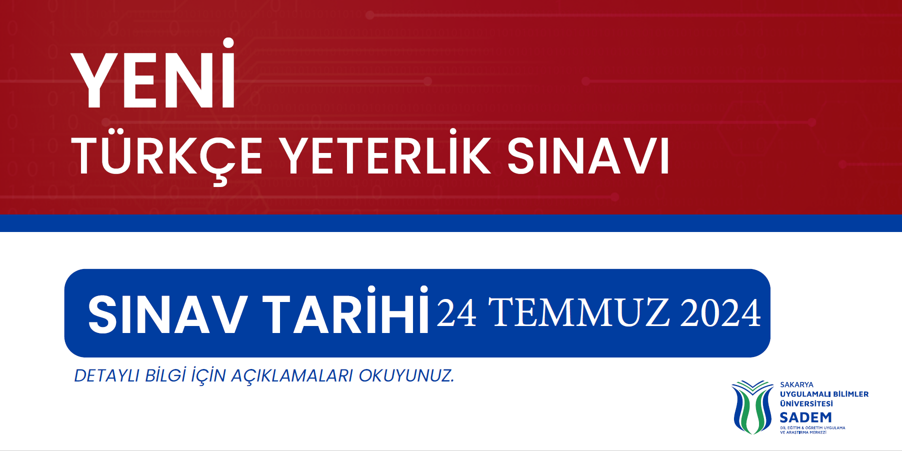  YENİ TYS DUYURUSU (24 TEMMUZ 2024)